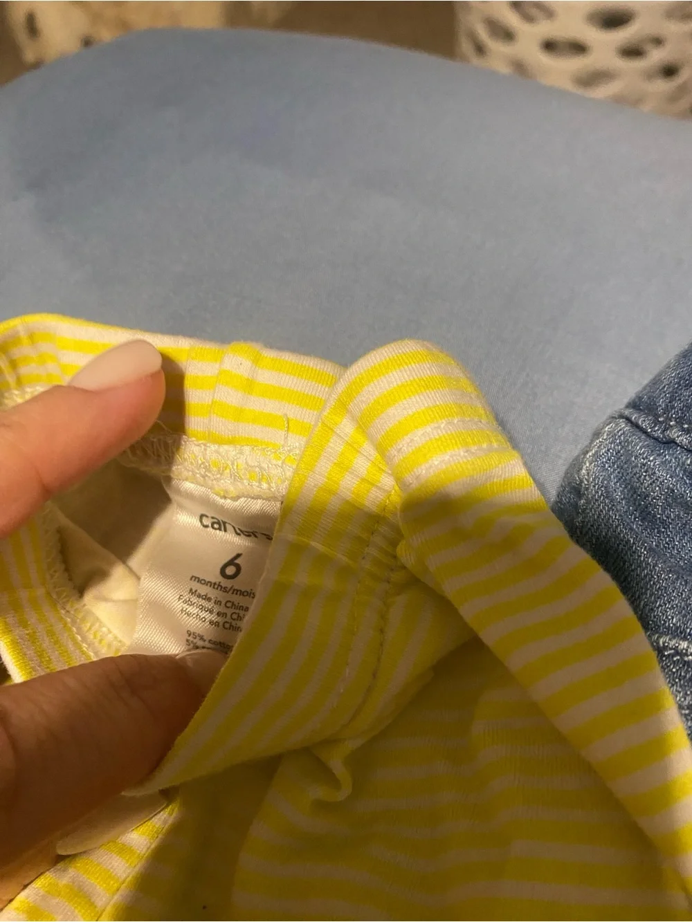 Carter's Girls Mixed 3-Pack Bottoms - Yellow, Denim, Pink